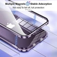 thumbnail image 5 of Lockable for iPhone 15 Pro Max/15 Ultra Magnetic Case Double Sided Glass Case with Camera Lens Protector Screen Protector Safety Lock, 5 of 5