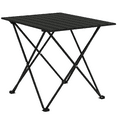thumbnail image 1 of Outsunny Folding Camping Table, Portable Picnic Table with Carry Bag, Black, 1 of 10