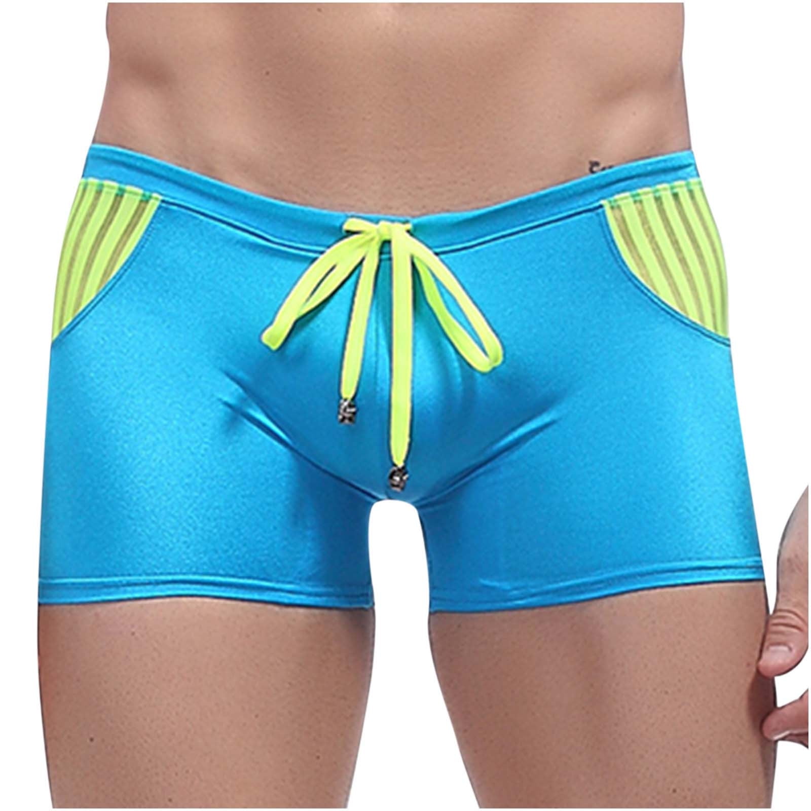 Swim Jammers for Men Durable Athletic Training Swimsuit Square Leg