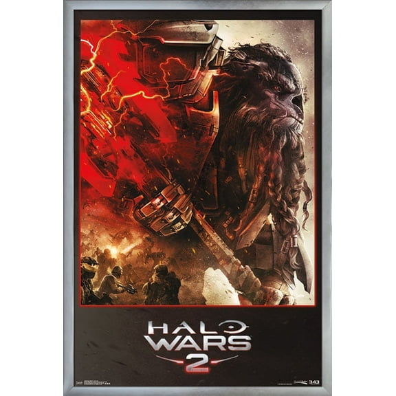 Halo: Halo Wars 2 - Face-Off Wall Poster, 22.375" x 34", Framed