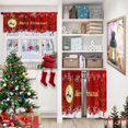 thumbnail image 3 of Christmas Snow Snowflake Kitchen Curtains Window Curtains and Valances Set 36 Inch, Winter Star Reindeer Tree Red Xmas Short Tier Curtain for Kitchen, Merry Christmas Small Kitchen Decor, 3 of 6