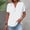 light blue, cream, black, sage green, navy, lilac, off-white, variant on Helii Women's V Neck Half Button Short Sleeve Shirt Cotton Linen Blend Loose Fit Curved Hem Casual Henley Tops for Summer Daily Work Vacation Beach 7 Solid Colors