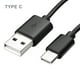 3 Feet USB Type-C to USB-A 3.0 Male Data Sync Cord Cable Compatible with Xiaomi Mi Mix 2S Phones - Black – image 2 sur 9