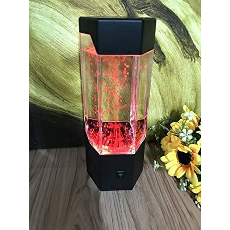 Loopsun Kitchen Appliances LED Volcano Lamp,Red Lava Erupting,Mini Led Lit  Water Volcano Lamp,Cool Home Office Desk Decor Gift For Home Decor & Gifts  For Men Women And Kids 