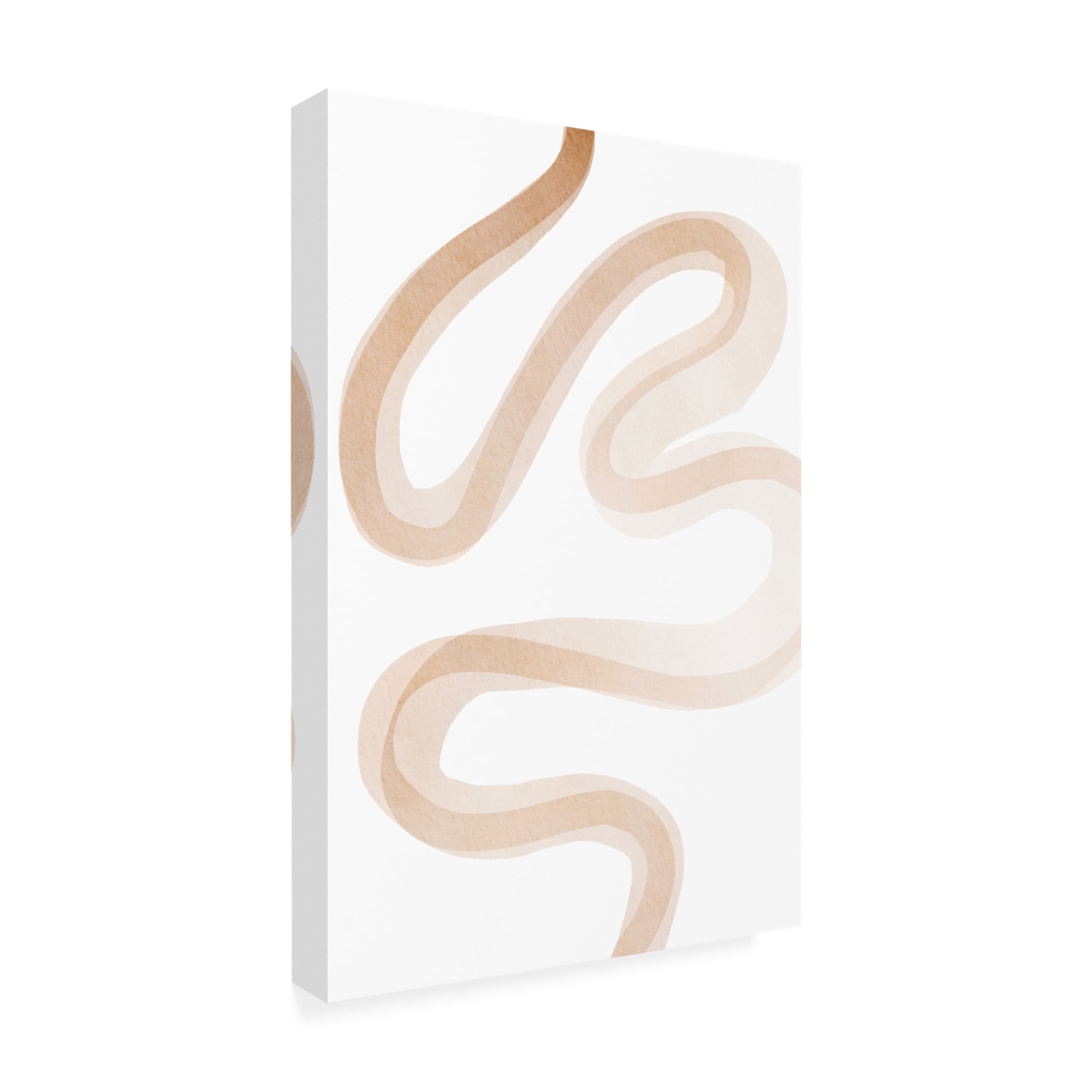 Trademark Fine Art Melloi Art Prints Squiggly Line Art Canvas Wall Art