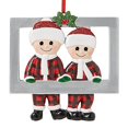 thumbnail image 1 of Adornos colgantes de resina para árbol de Navidad, alce, pingüino, manualidades, escribir nombre, decoración navideña para el hogar, Año Nuevo, 2023, 1 of 4