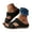 Black, variant on Women's Arch Support Wedges Sandals Slip on Platform Beach Slides Memory Foam Recovery Shoes