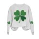thumbnail image 4 of RKSTN Women's St Patrick's Day Sweatshirt Plus Size Crewneck Irish Gift St Patricks Luckys Shamrocks Graphic Print Hoodless Sweatshirts Top Womens Casual Round Neck Loose Fits Long Sleeve T Shirts, 4 of 5