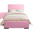 thumbnail image 2 of Camden Isle Hindes Platform Bedroom Set | Upholstered | Low Profile | Twin, Pink, 2 of 3