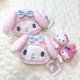 thumbnail image 5 of Sanrio My Melody Hello Kitty-Paquete de servilletas sanitarias para niña, Cinnamoroll muñeco de peluche, monedero Kawaii, bolsa de almacenamiento para auriculares, regalo, 5 of 5
