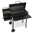 thumbnail image 4 of laraVist Charcoal Offset Smoker Grill, Dual-Zone BBQ with Thermometer & Wheels, Family-Size 512 sq.in, 4 of 9