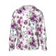 thumbnail image 1 of Fotbe Violets Flowers Chaqueta con Protección Solar UPF 50+ para Hombre y Mujer, Camisa con Capucha y Bolsillos-Small, 1 of 7