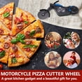 thumbnail image 2 of Pizza Cutter Motorcycle, Funny Pizza Cutter, Pizza Scooter Motorcycle, Stainless Steel Plastic Pizza Roller, Funny Kitchen Aids, Motorcycle Gifts for Men, for Christmas, Birthday Gifts (Blue), 2 of 8