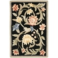 thumbnail image 2 of Safavieh Chelsea Baxter Bordered Wool Area Rug, Black, 1'8" x 2'6", 2 of 11