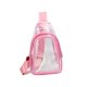 thumbnail image 5 of Mochila transparente de PVC tipo bandolera Strade Fareast Limited rosa, 5 of 8