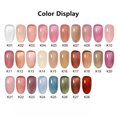 HXMeiye 8ml Jelly Nail Polish Crystal Translucent Oil Gel Nail