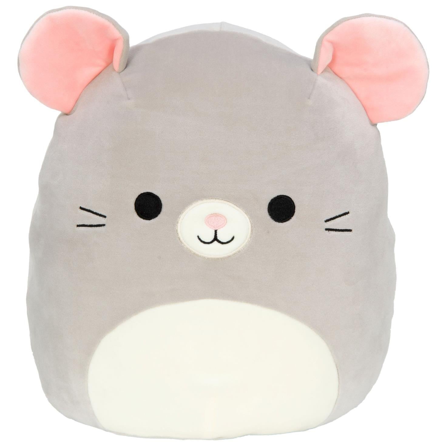 grey mouse stuffed animal