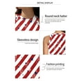 thumbnail image 3 of Women Independence Day Tank Tops, Adults Slim-fit Star  Stripe Print Round Neck Crop Tops, 3 of 5