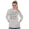 thumbnail image 4 of Dream it Do it Encourage Motivation Women's Long Sleeve T Shirt Brisco Brands X, 4 of 6