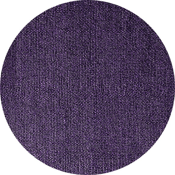 Ahgly Company Indoor Round Oriental Purple Industrial Area Rugs, 7' Round