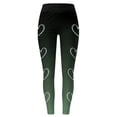 thumbnail image 5 of Bibifish Womens Leggings Casual Fashion St. Patrick'S Day Print Sports Leggings Slim Fit High Elastic Comfortable Yoga Workout Running Fitness Pants, 5 of 5