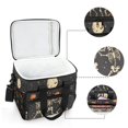 thumbnail image 6 of FORMRS Insulated Cooler Bag 24 Cans Capacity Soft Leakproof Lunch Box with Side Pockets, Black Halloween Dancing Skeleton, 6 of 7