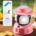 thumbnail image 4 of Pink Rechargeable Bubble Lamp Blaster Maker Night Light Children Fun Toy Camping Equipment Outdoor Party Activity Lighting Pink, 4 of 7