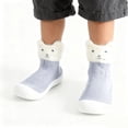 thumbnail image 2 of Gyujnb Baby Sock Shoes, Cute Cartoon Bear Longâ Warm Toddler Walking SlipperâSocks, Flexible Nonâ Soft Sole Shoes for Boys Girls,6-12 Months, 2 of 8