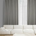 thumbnail image 4 of ZXNYH BOCH-LN-DW-P Extra Wide Linen Room Darkening Curtain (1 Panel) 100 X 108, BOCH-LN1856-108-DW, Birch, 4 of 8