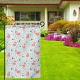 thumbnail image 3 of Wukai Cute Flamingo Print Garden Flag 12.5x18 Inch Double Sided Sun-resistant Rain-resistant, Wrinkle-resistant Colorfast(Only Flag), 3 of 7