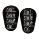 thumbnail image 5 of 2 mini espinilleras de fútbol, ​​accesorios para espinilleras, protector de espinilleras de fútbol Letras blancas y negras, 5 of 9
