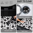 thumbnail image 4 of KUIFORTI Cow Print Universal Car Trunk Mat All Weather Trunk Protection Cargo Liner Anti-Slip Vehicle Interior Protection Accessories Fits Most Cars, SUVs & Trucks, 4 of 7