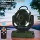 thumbnail image 4 of Ventilador de Camping Portátil Recargable por USB con Luz LED, Circulador de Aire, Cabezal Vibratorio y Gancho para Colgar para Uso en Exteriores., 4 of 6