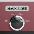 thumbnail image 6 of MAGNIFIQUE 4-Quart Slow Cooker with Casserole Manual Warm Setting - Perfect Kitchen Small Appliance for Family Dinners, Dishwasher Safe Crock, Red, 6 of 6