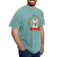 thumbnail image 4 of CafePress - French Bulldog Christmas - Mens Comfort Colors Shirt, 4 of 5