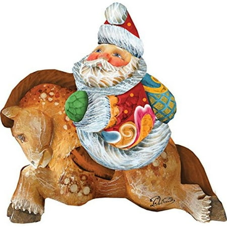 GDeBrekht 63123 Santa On Pony Figurine Ornament