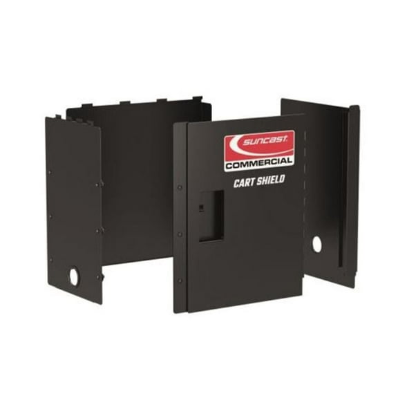 Suncast Commercial Utility Cart Shield, Black, PUCCS1937
