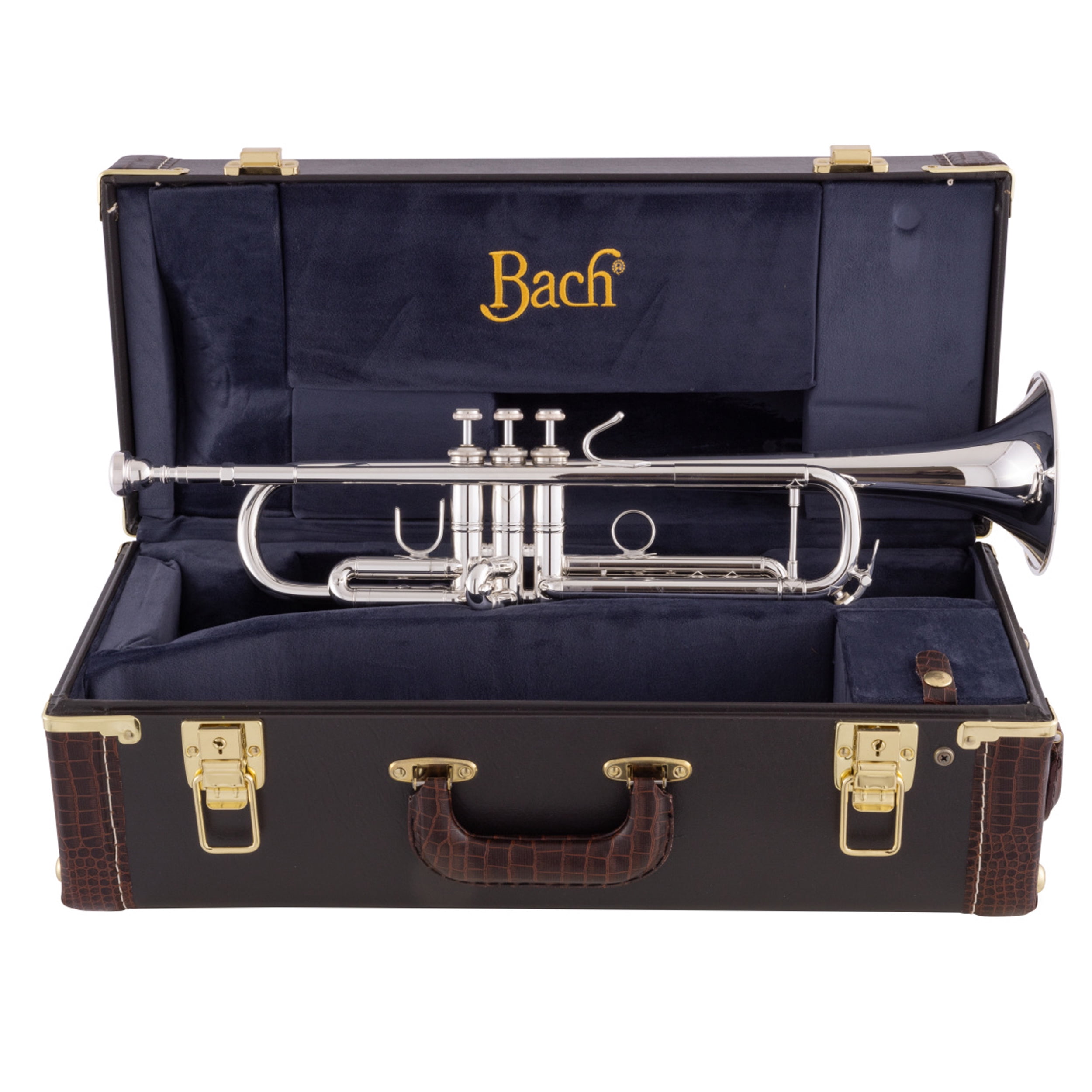 Bach 170 Stradivarius 43 Bell Series Professional Bb Trumpet Silver plated Yellow Brass Bell