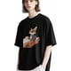 thumbnail image 3 of Mens T-Shirts,Fox Convertible Short Sleeve T Shirts for Men Crew Neck Tees,Loose Fit Casual Men's T-Shirts for Teens Boys, 3 of 8