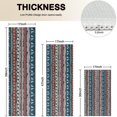 thumbnail image 4 of Multicolor Christmas Reindeer Pattern Kitchen Rugs Sets Of 3,Kitchen Runner Rugs Non Skid Washable,Decorative Kitchen Floor Mats for Kitchen,Sink,Laundry,17"x30"+ 17"x47" + 17"x59", 4 of 6