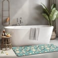 thumbnail image 2 of Beige Mushroom Sketch Teal Pattern Kitchen Rug Mat,Kitchen Runner Rugs Non Skid Washable,Decorative Kitchen Floor Mats for Kitchen,Sink,Laundry,17"x47.2", 2 of 7