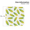 thumbnail image 3 of Pofeuu Corns Print Leather Coasters Set of 6, Round Cups Mugs Mat Pad for Home Kitchen Heat Resistant Drink Coasters,Square, 3 of 7