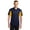 True Navy/ Gold, variant on Sport-Tek Tall Side Blocked Micropique Polo (TST655) True Navy/Gold, 3XLT