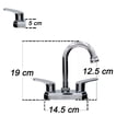 thumbnail image 3 of Llave Mezcladora Baño Lavabo Idrop  Cromado de Acero Inoxidable Manerales Pato, 3 of 3