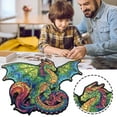 thumbnail image 2 of Wooden Puzzle Unique Shape Pieces 3D Animal Puzzle Gift for Adults and Kids, 2 of 4