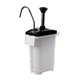 thumbnail image 3 of Dispensador de salsa con bomba de 2,5 L, botella con bomba para condimentos, herramienta manual para dispensar condimentos. blanco, 3 of 9