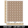 thumbnail image 2 of Alaskan Klee Kai Dog Solid 200+ Round Stickers - Brown - Gloss Finish - 0.50" Size, 2 of 3