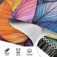 thumbnail image 6 of Yayeee Runner Rug for Bedroom 2'x6' Machine Washable Hallway Non Slip Mat, Colorful Leaves, 6 of 8