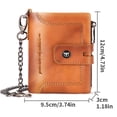 thumbnail image 2 of Purse,-theft Chain Leather Purse -theft Men's Wallet With Chain Wallet Coin Leather Purse -theft Wallet Purse Wallet Chain Men's -theft Wallet Chain Men's Chain -theft -theft, 2 of 6