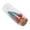 Blue and Green, variant on YAHHU Miniature Tabletop Christmas Tree in Glass Dome, Artificial Pine Holiday Decor with Red Ribbon, Wood Base, 4.7 x 1.9 inches (12 x 4.7 cm) - Festive Silver Edition